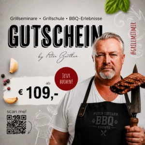 Grillkurs Gutschein 109 €